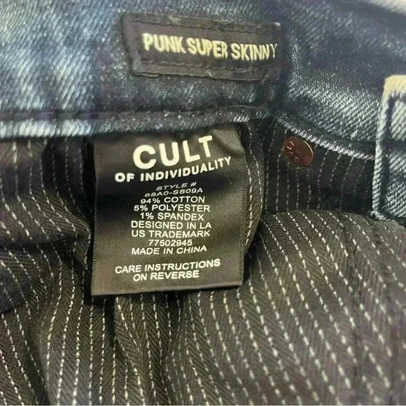 Cult of Individuality Punk Super Skinny Jeans - Picture 7 of 7